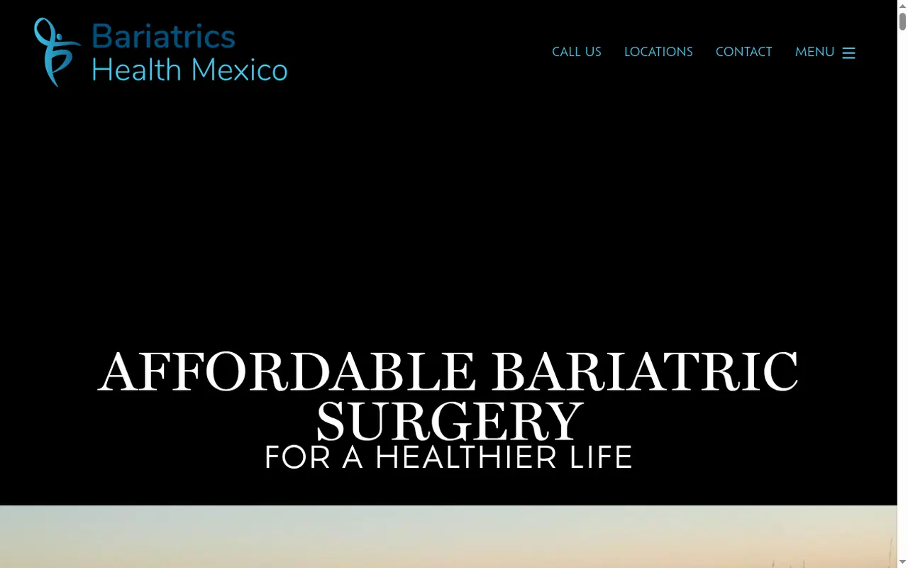 Home page of Bariatrics Health Mexico, a bariatric surgery practice in Puerto Vallarta