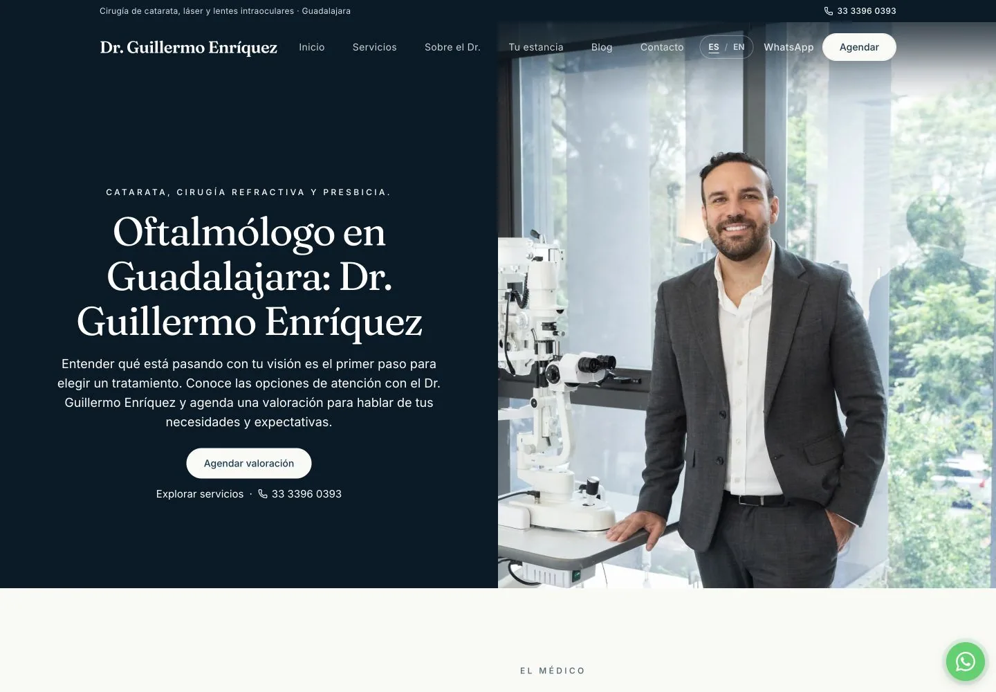 Dr. Guillermo Enríquez · desktop